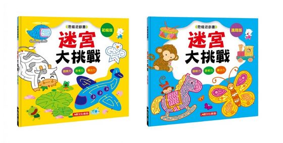 思維遊戲書： 迷宮大挑戰–進階版